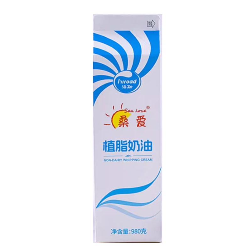 海融桑爱植脂奶油980g*12瓶