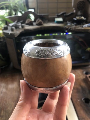 现货 阿根廷纯手工制作马黛茶杯 葫芦杯 一口杯 mini送吸管