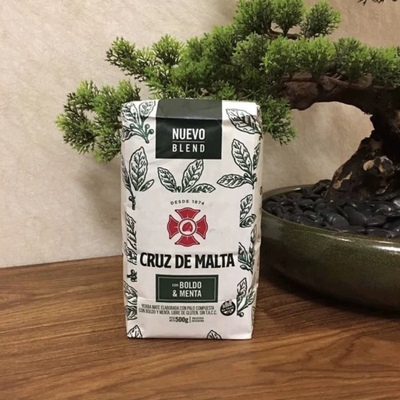 现货 阿根廷马黛茶CRUZ DE MALTA 500g 薄荷味(24年2月)