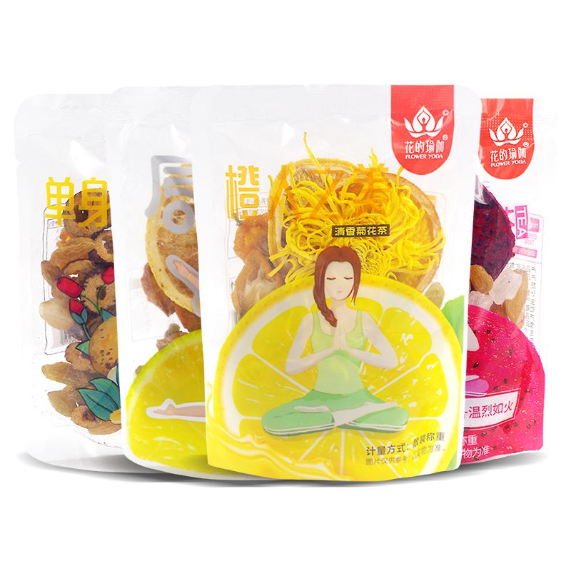花的瑜伽代用茶散装称重