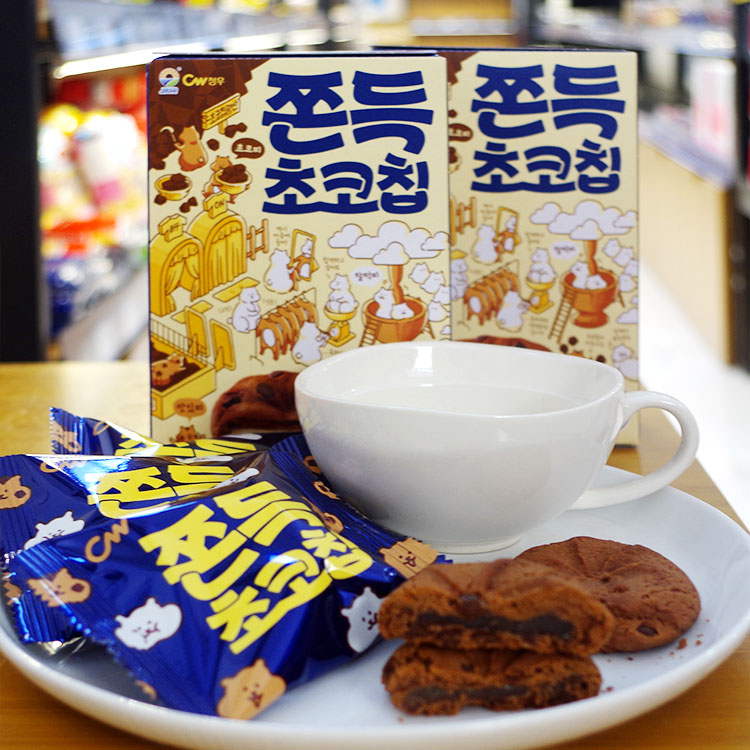 韩国进口青佑牌九日巧克力打糕糯米糍传统糕点网红零食90g/盒