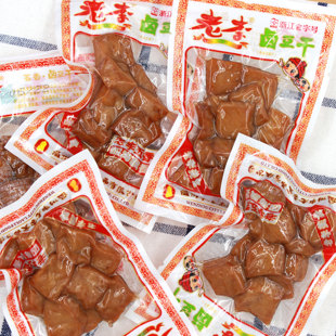 办公室休闲零食 老李五香卤豆干浙江老字号炸卤豆腐干小包装
