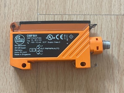 易福门光纤放大器 OBF501  全新未使用过，外包装没有了