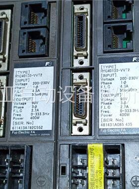 富士伺服驱动器RYC401D3-VVT2，400W片拍(议价)