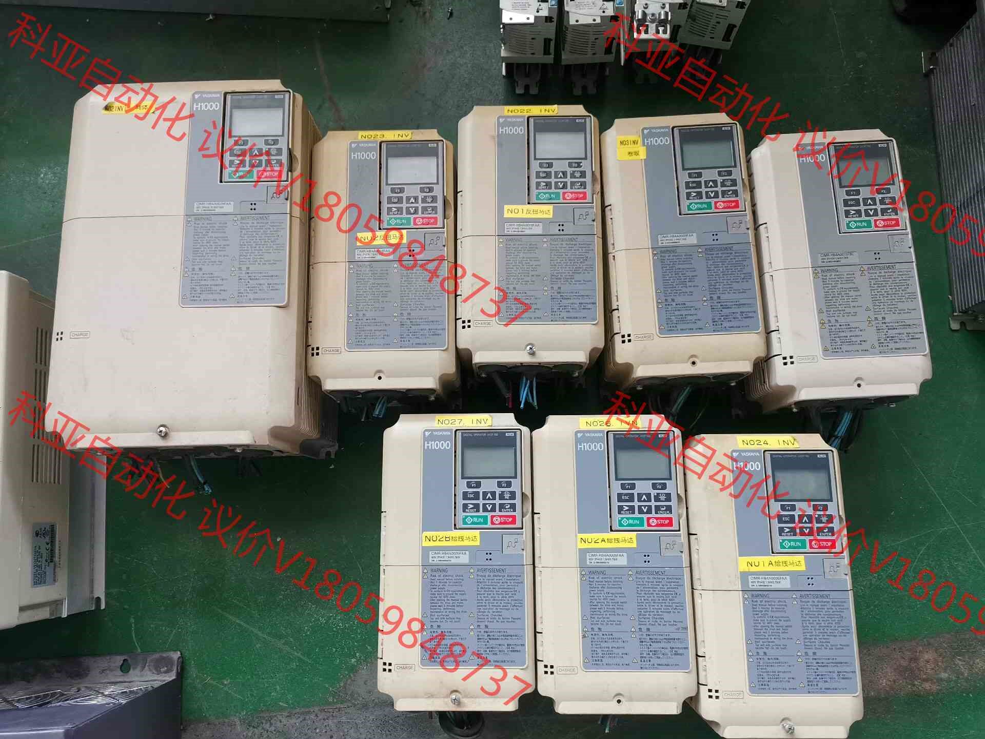 安川CIMR-HB4A0005FAA测试包好  不带面板可小