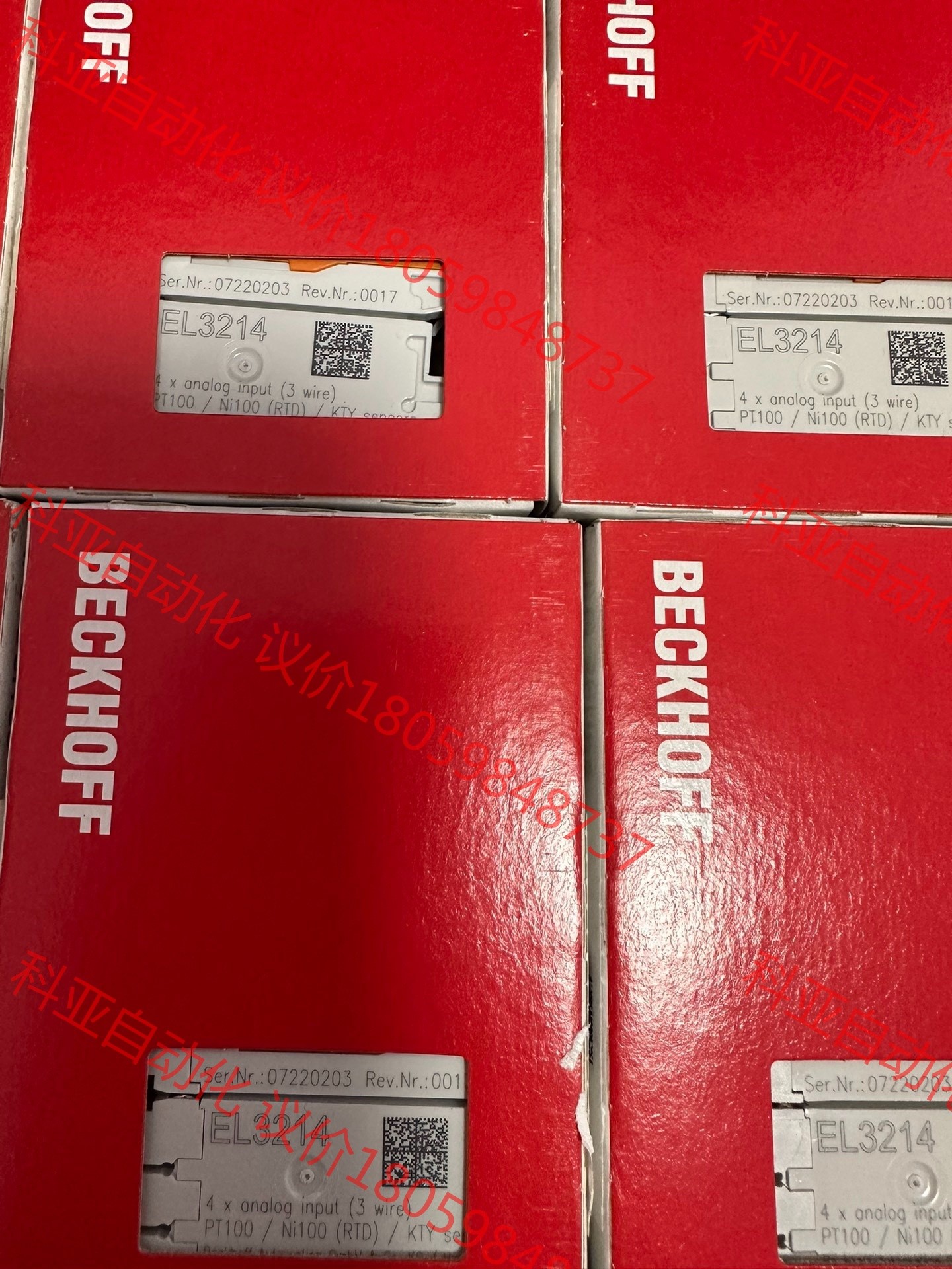 全新倍福EL3214。议价出 先到先得