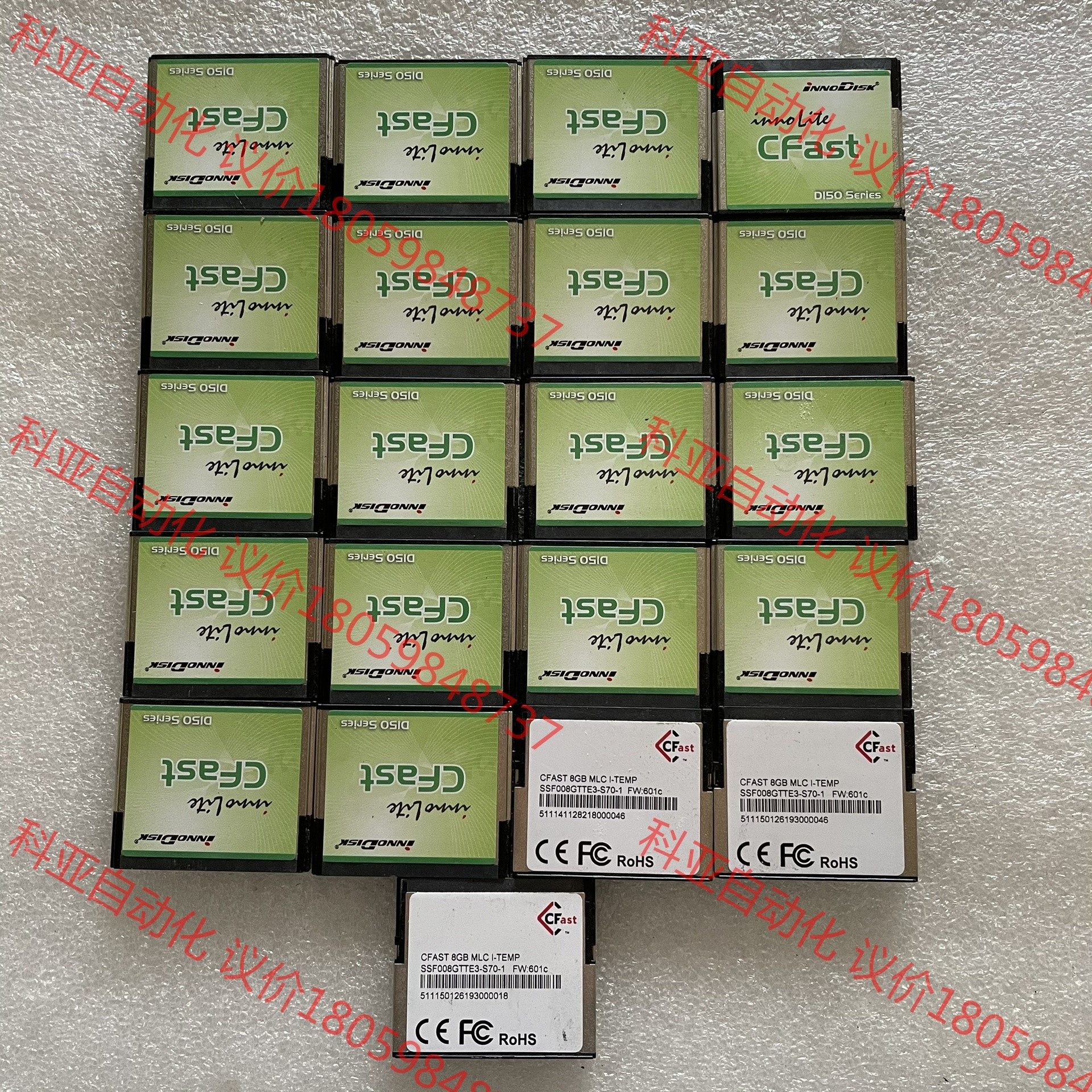 iNNoDIsk CFast 串口内存卡 8GB 拆下来的