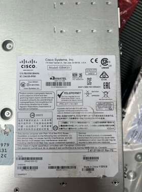 cisco 思科 ISR4431/K9路由器 思科原装路由器(议价)