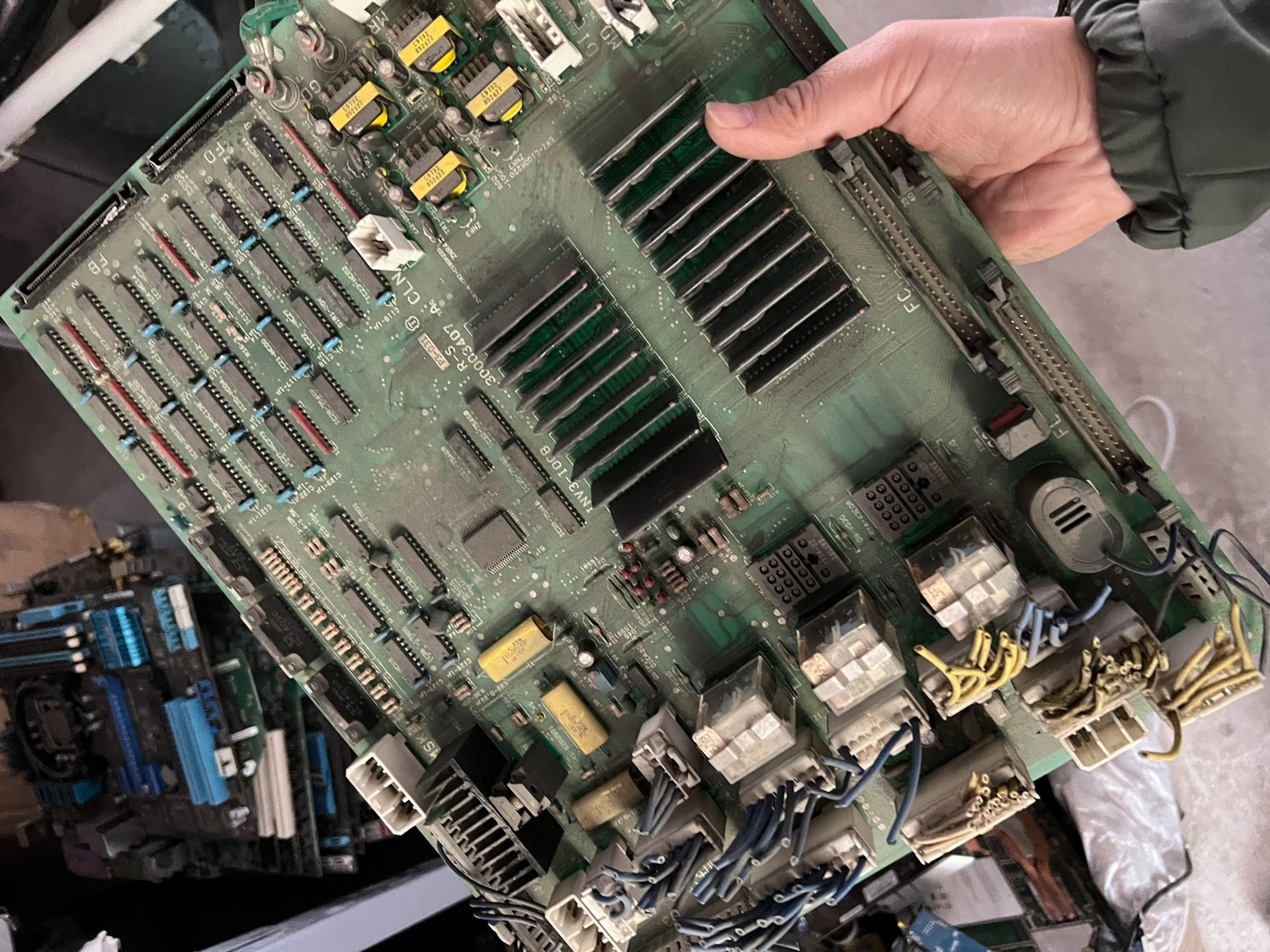 日立电梯拆机配件，驱动板INV3-IOCB