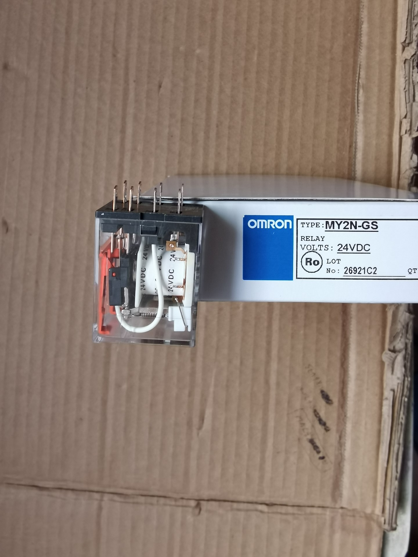 OmROn/欧姆龙继电器MY2N-GS，DC24V8脚保全新