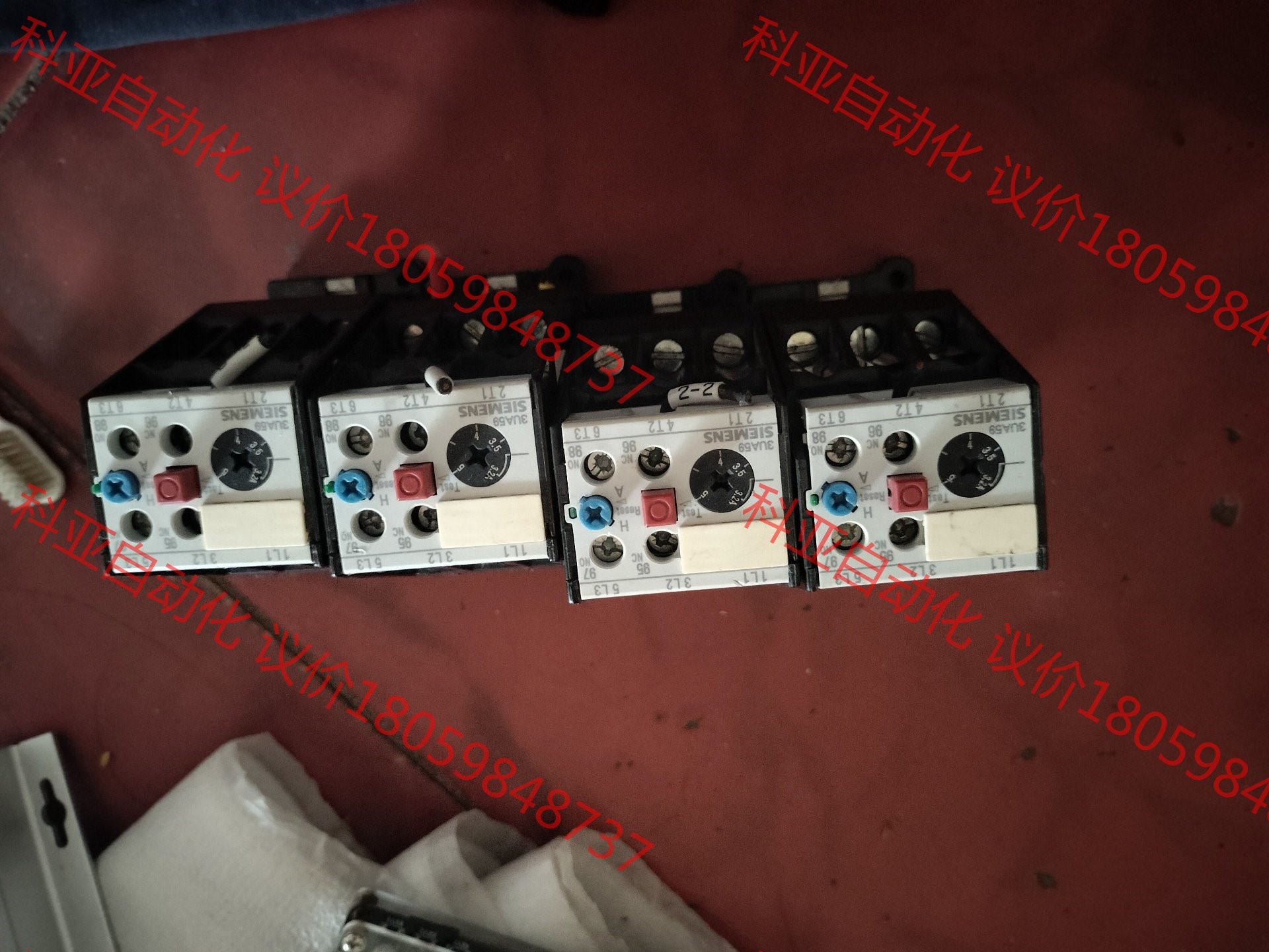 原装西门子3UA59 40- 1F /热继电器共4个，二手拆