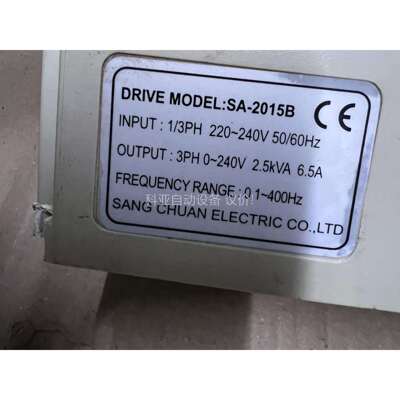 三基变频器SA-2015B 1.5KW，成色，功能正常，（议价）