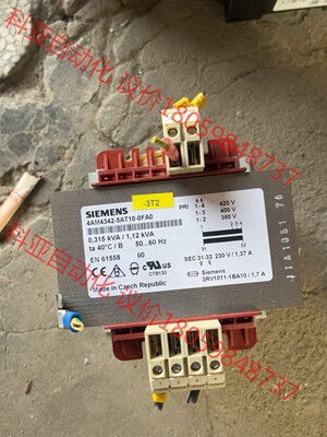 德国进口西门子变压器4AM4342-5AT10-0FA0 几