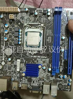 拆机梅捷B85主板没有挡板成色测试好送亮机U(议价)