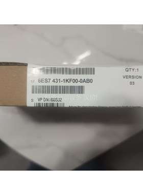 AI输入模块，型号6ES7 431-1KF00-0AB（议价）