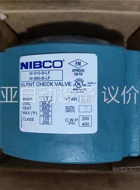 nibco，原装进口，w-910-b-lf(议价)