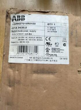 原装正品ABB电源开关CP-S 24/20.01SVR4(议价)