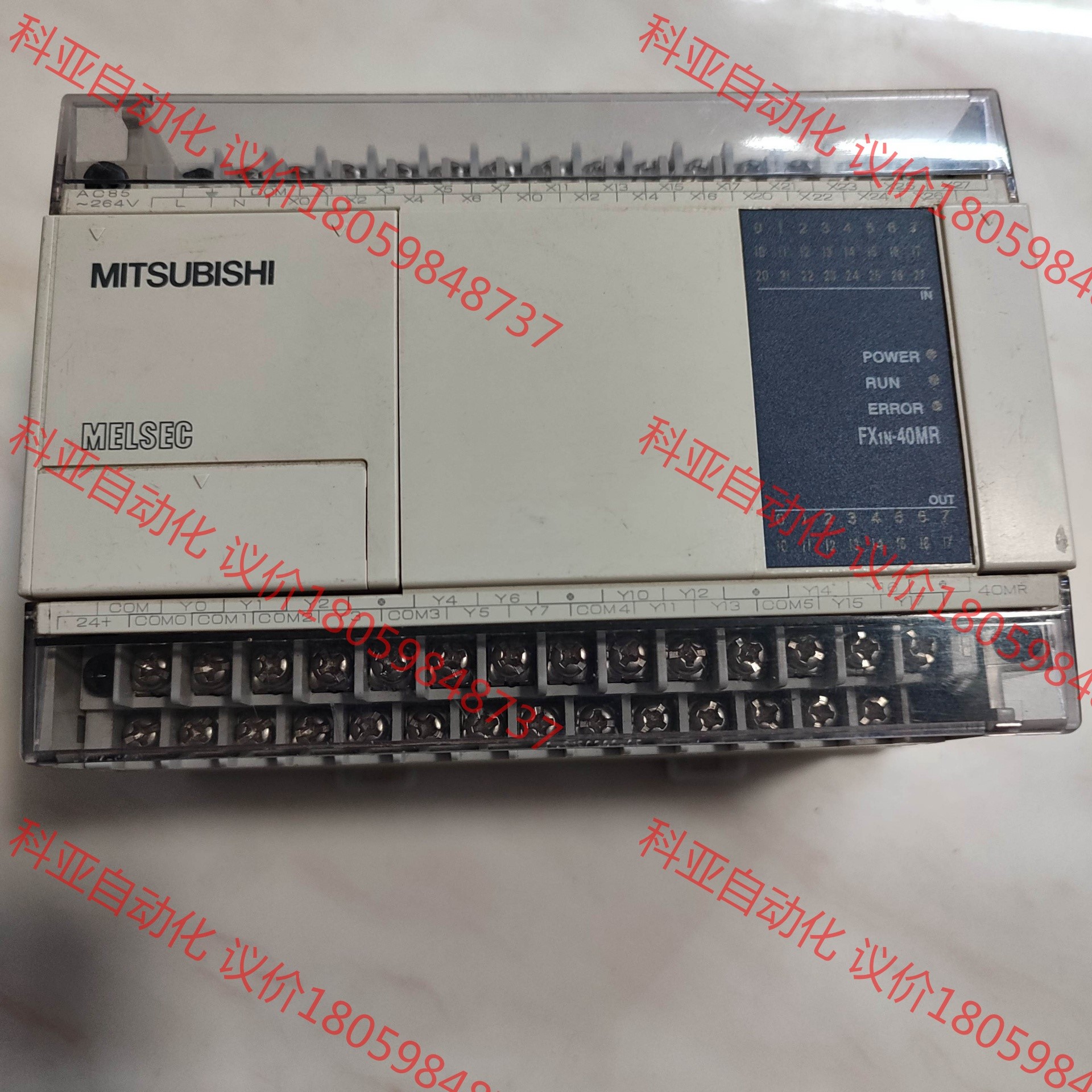 PLC三菱FX1N-40MR MT-001可编程控制器 现货