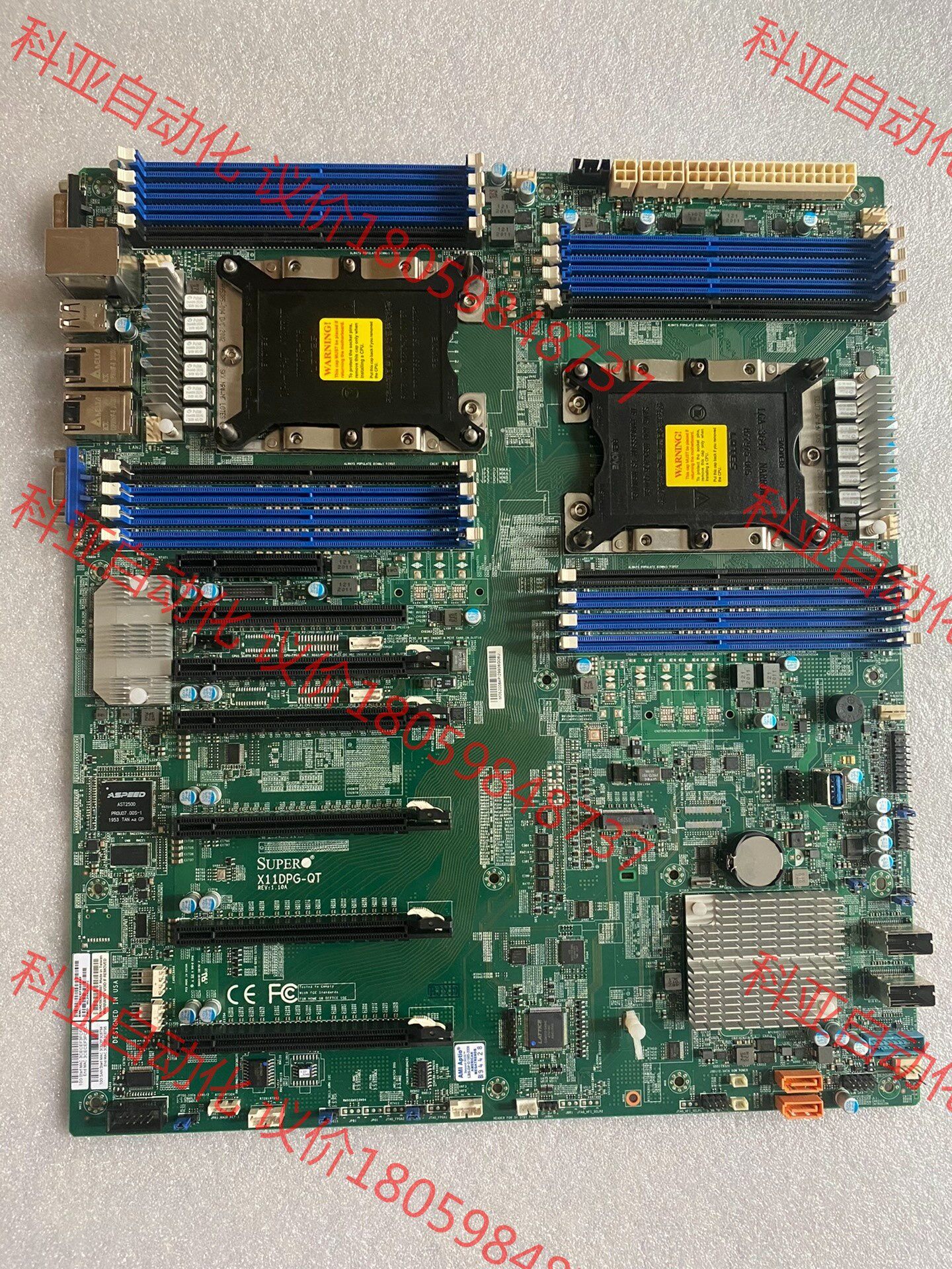 超微7049塔式工作站主板 x11dpg-qt  双路364