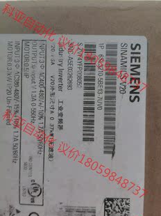 全新西门子变频器6SL3210 7UV0 5BE13
