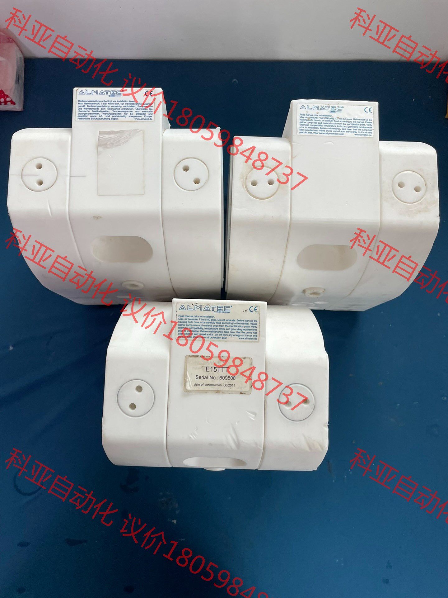 拆机原装德国ALMATEC阿迈德E15TTT气动隔膜泵 化工