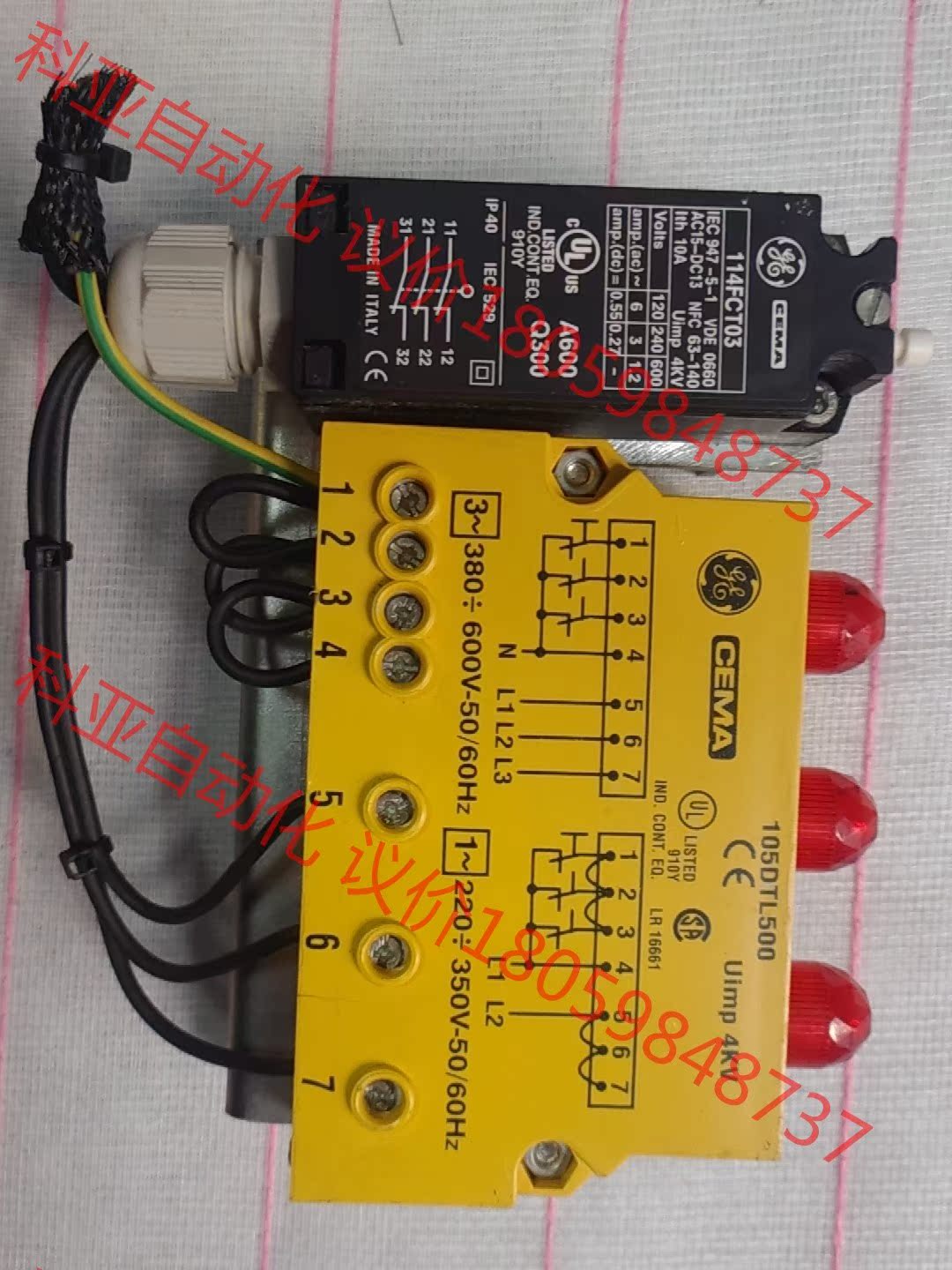 美国GE通用 CEMA 电源信号装置 105DTL500 1
