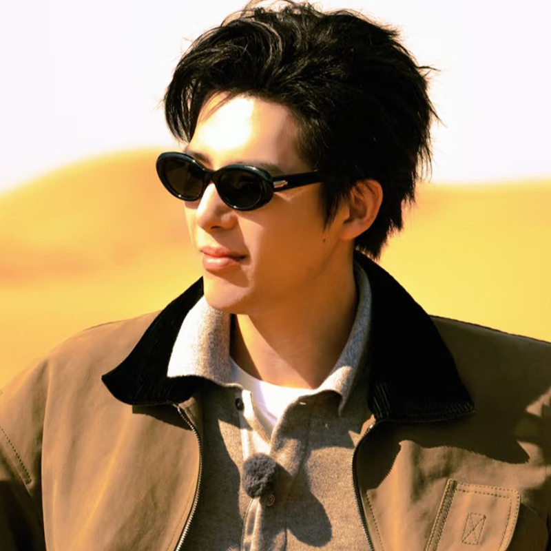 王安宇同款墨镜男士痞帅椭圆小框防紫外线近视太阳眼镜女潮,ZIPPO/瑞士军刀/眼镜,太阳眼镜,淘宝优惠券,粉丝福利购,淘宝优惠卷