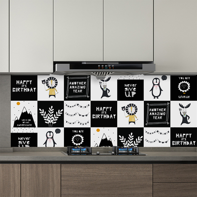 厨房防油污贴纸防火耐高温瓷砖贴