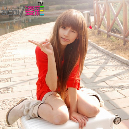 Perruque Long cheveux raides - Ref 2610289 Image 1