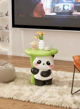 可爱熊猫造型收纳摆件