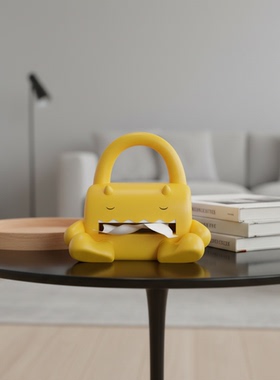 卡通恐龙树脂手提包桌面摆件