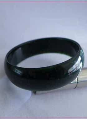 天然和田玉碧玉手镯女款玉石镯子气质款玉髓刮痧美容养生保健足疗