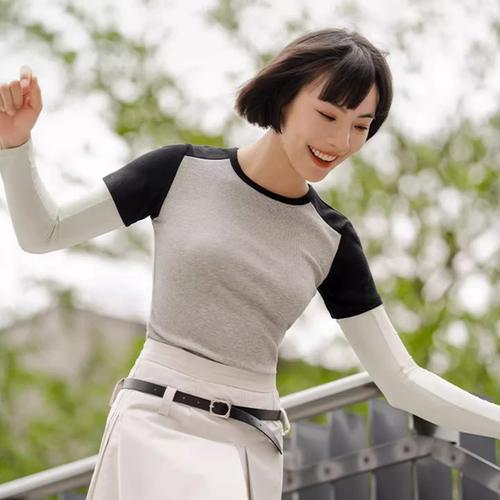 蕉下防晒手袖护臂女夏季冰袖透气轻薄防紫外线手套冰丝防晒袖套焦