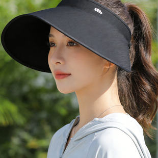 蕉下防晒帽灯罩帽女环绕一体全脸大檐全遮光遮阳帽蛋卷空顶帽子