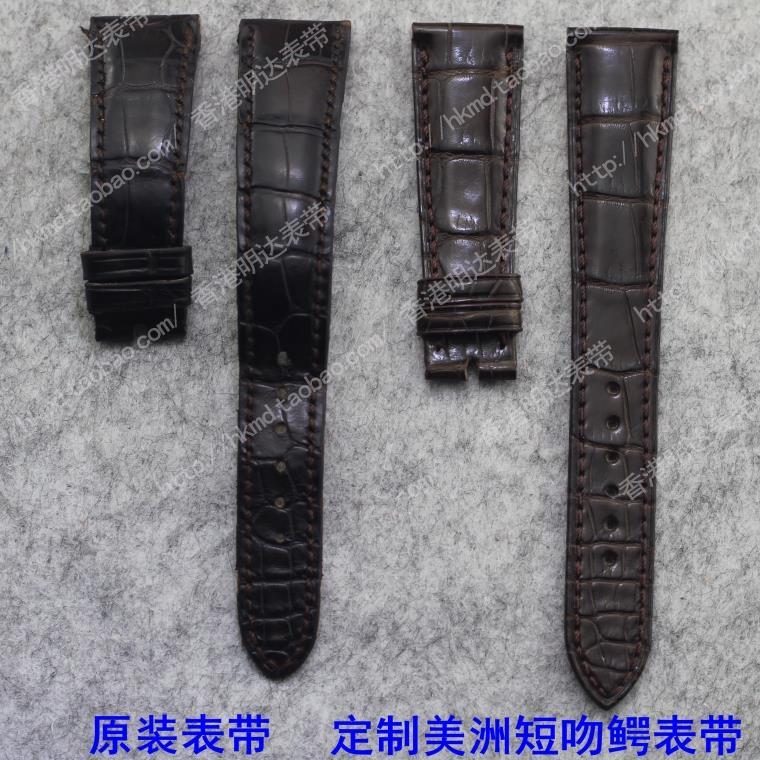 鳄鱼皮表带适用于百达翡图片