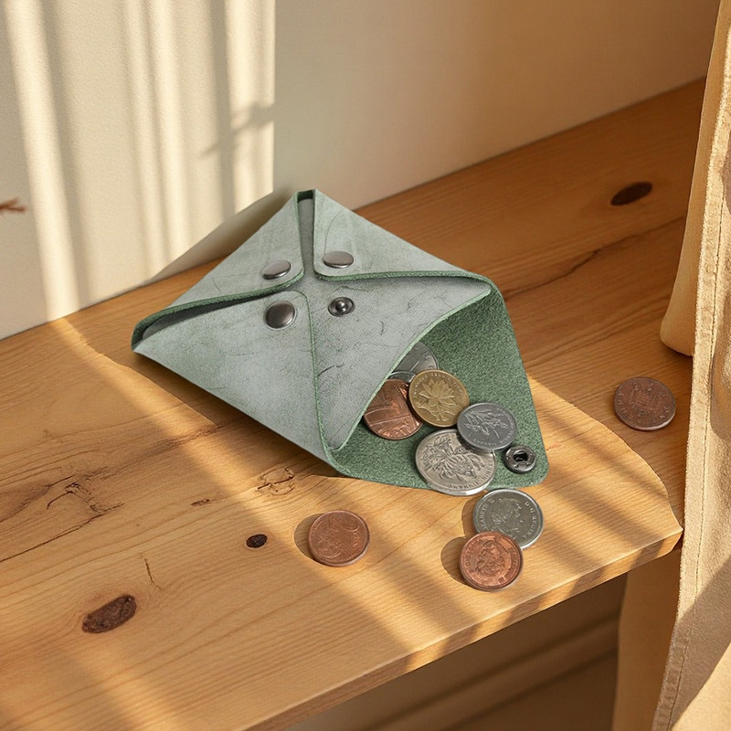 复古雾蜡植鞣头层牛皮男女短款零钱包迷你硬币收纳包真皮搭扣卡包,箱包皮具/热销女包/男包,钱包,淘宝优惠券,粉丝福利购,淘宝优惠卷