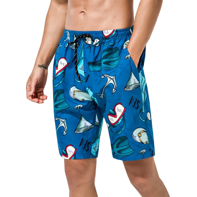 沙滩裤男款五分速干可下水