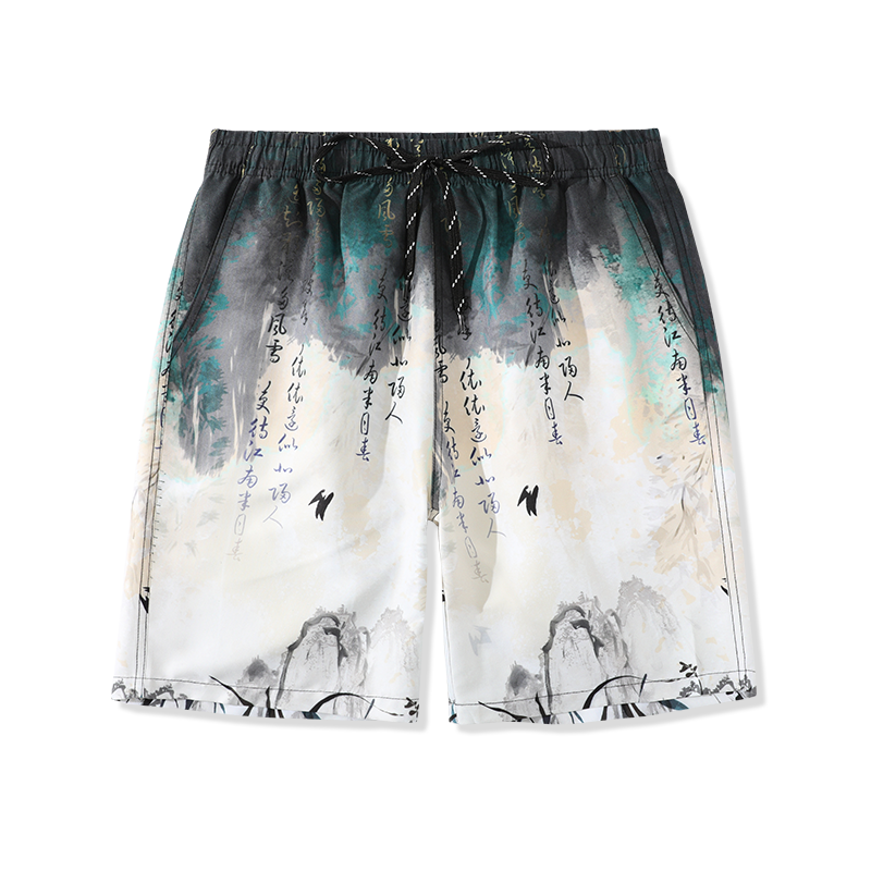 沙滩裤男款游泳裤男款速干可下水