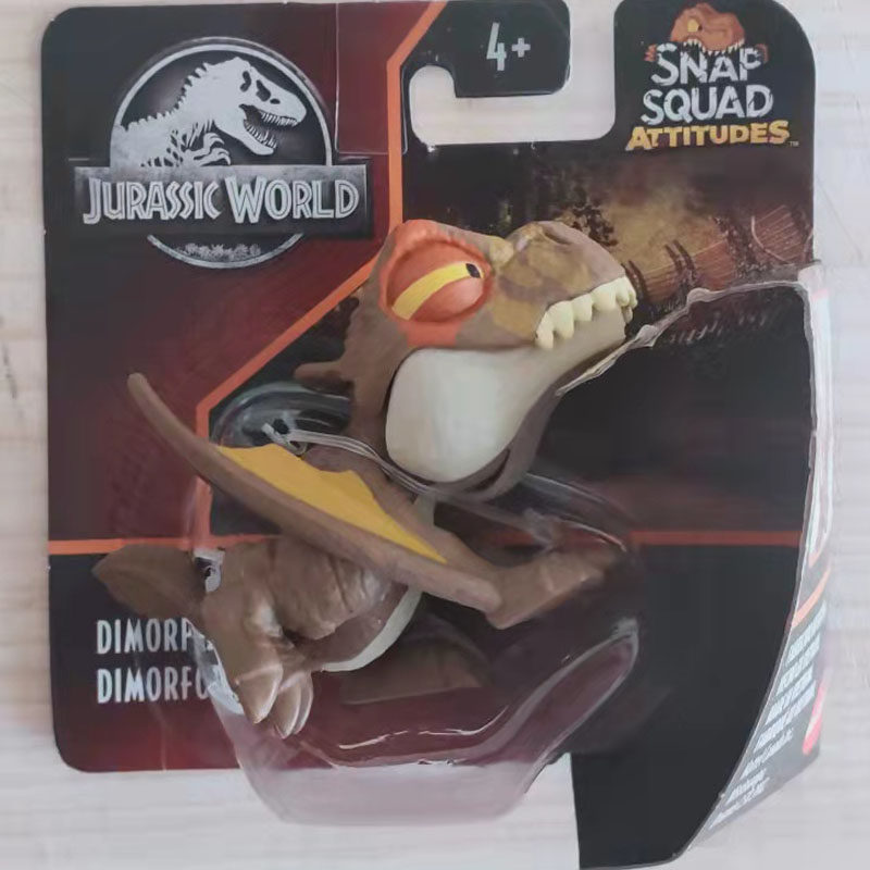 MATTEL 쥬라기 월드 컬렉션 미니 공룡 티라노사우루스 벨로시랩터 소년 장난감 이동식 익룡