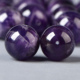 天然水晶梦幻紫散珠圆珠diy配件半成品串珠饰品散珠圆珠