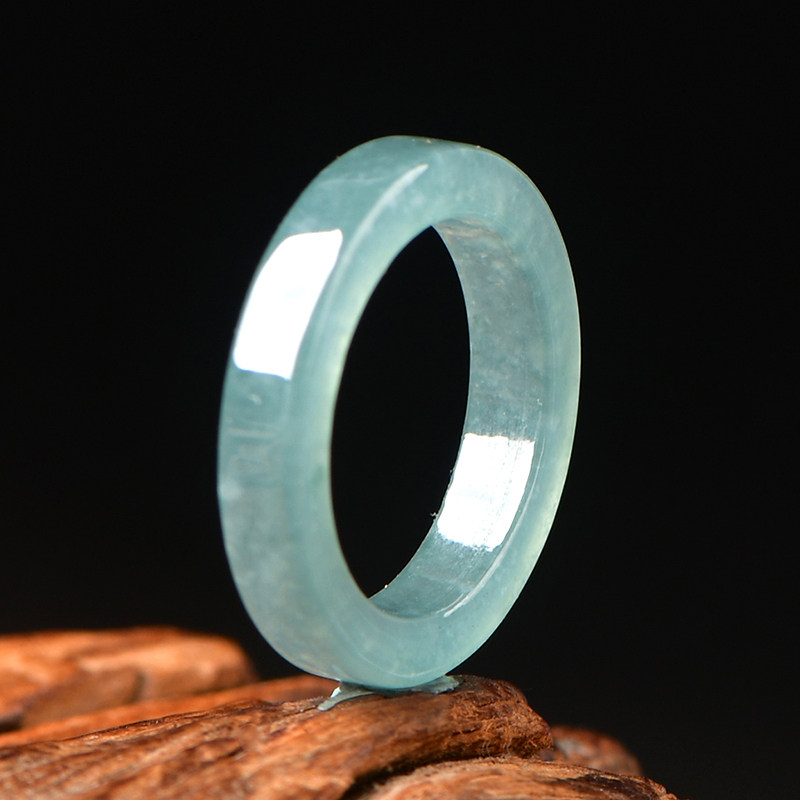 A货天然蓝水翡翠戒指diy手工串珠水晶饰品文玩跑环玉石素圈指环,饰品/流行首饰/时尚饰品新,其他DIY饰品配件,淘宝优惠券,粉丝福利购,淘宝优惠卷