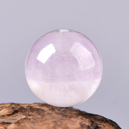 天然水晶薰衣草毛聚宝盆散珠子