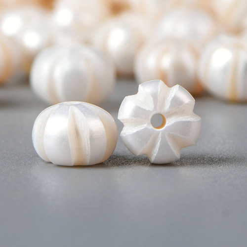 天然淡水珍珠南瓜珠diy手工串珠