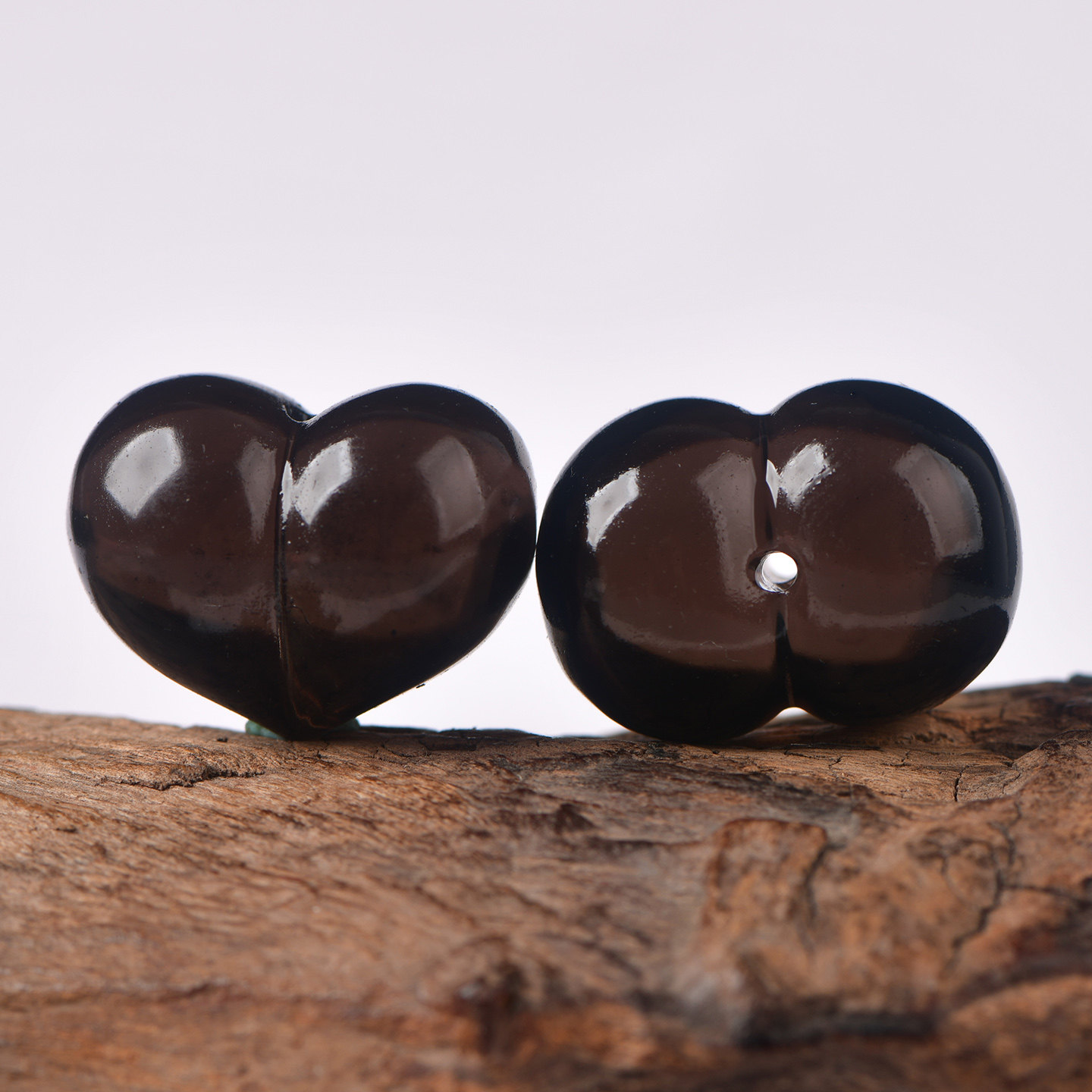 天然水晶冰种黑曜石屁桃心散珠子diy手工饰品配饰串珠雕刻珠散珠,饰品/流行首饰/时尚饰品新,DIY配件,淘宝优惠券,粉丝福利购,淘宝优惠卷