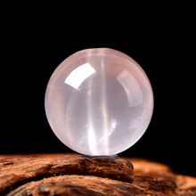 天然粉水晶冰种果冻体散珠子diy手工串珠编织水晶手链项链配饰女