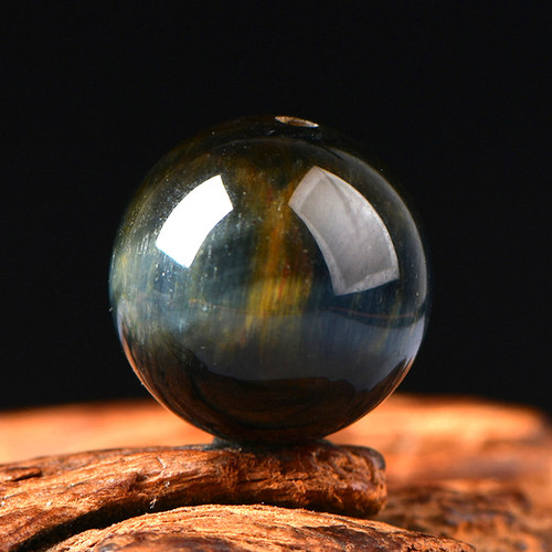 天然水晶虎眼石圆珠DIY配件