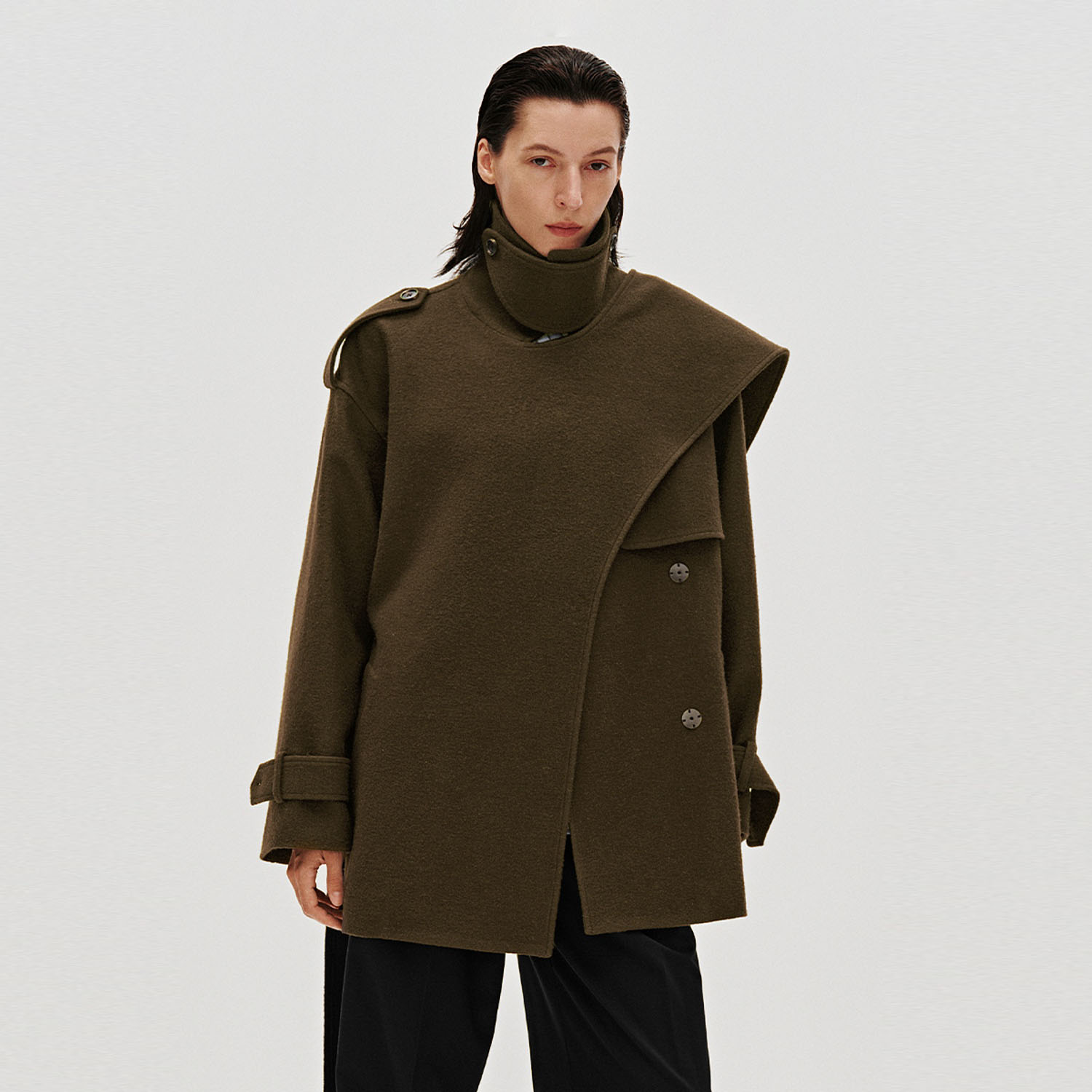 UR国内代购2025冬季女装时尚琥珀