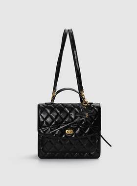 UR国内2025秋季女士时髦气质通勤风小香菱格背包UAYB50196