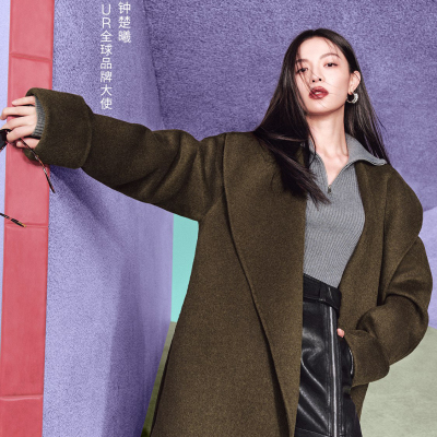 UR国内代购2025冬季女装钟楚曦同