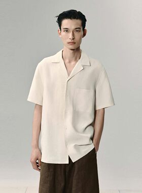 UR国内2026夏季男装Urban都市系列短袖开襟衬衫UMU260015